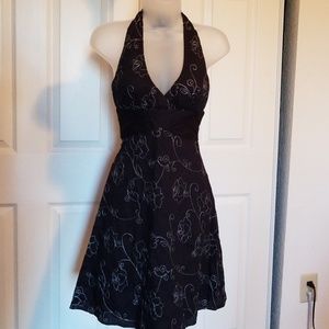 White House Black Market halter dress *like new*